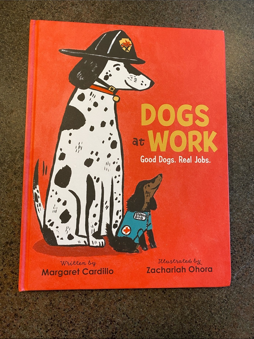 Dogs at Work - Bright Red Children's Book by Margaret Cardillo